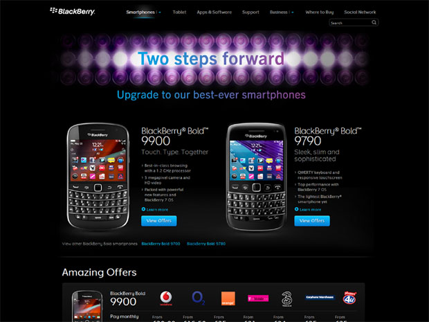Blackberry Bold Smart Phones