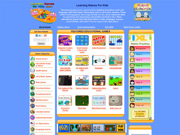 Learning Games for Kids