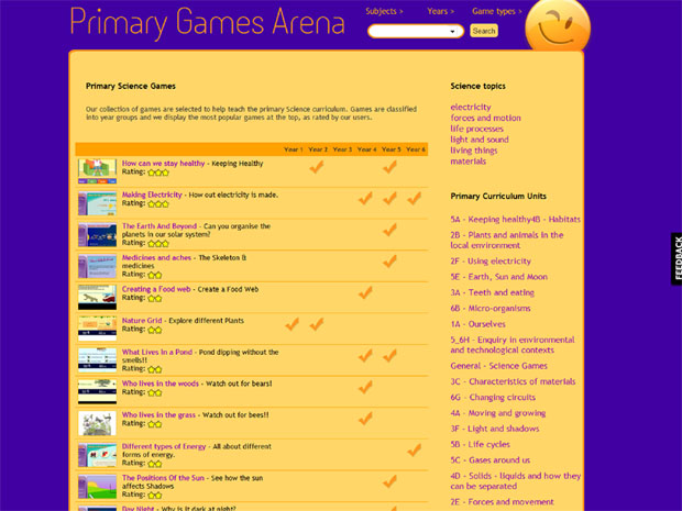 Primary Games Arena